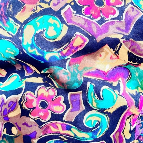 Vintage 90s Silk Bustier Crop Corset Tube Top - M - Picture 6 of 7